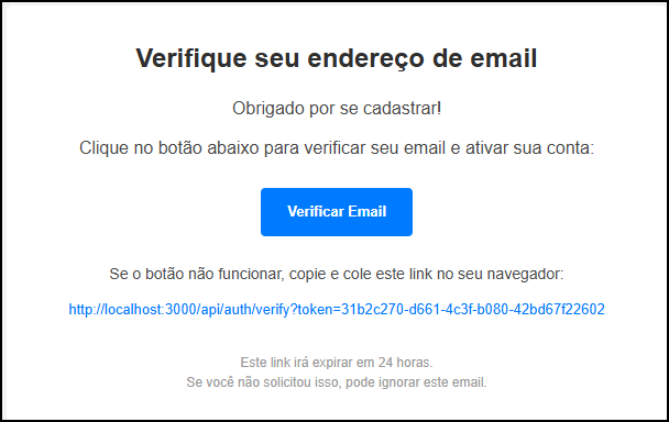 Redefinição de senha