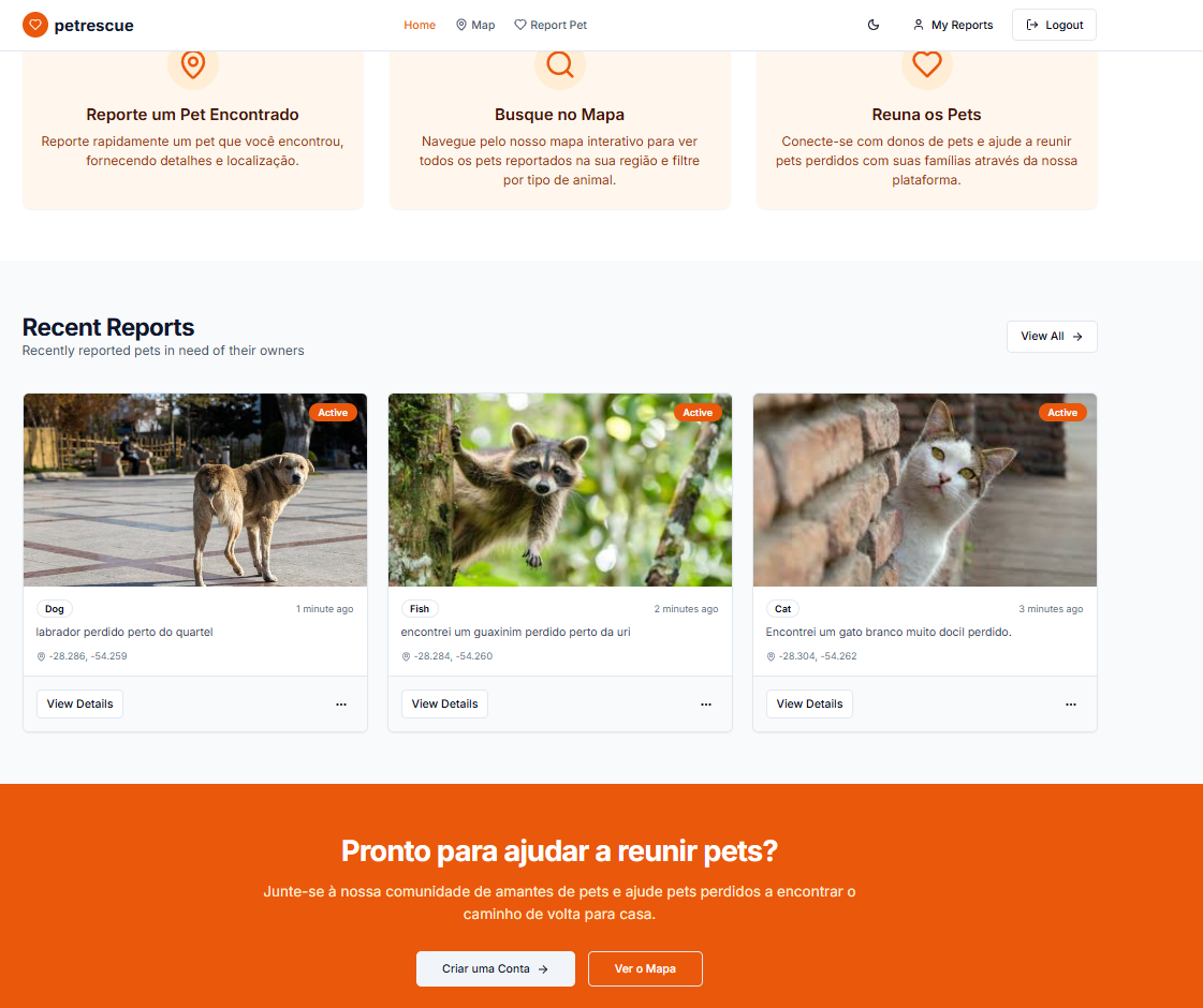 Busca avançada de relatos